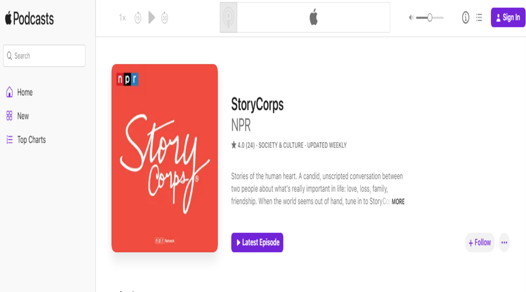 بودكاست StoryCorps